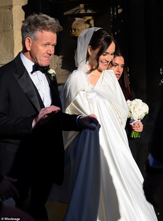 Gordon Ramsayhas shared insight into the 'incredible' conversations he had with his daughter Holly as they made their way to her wedding last month