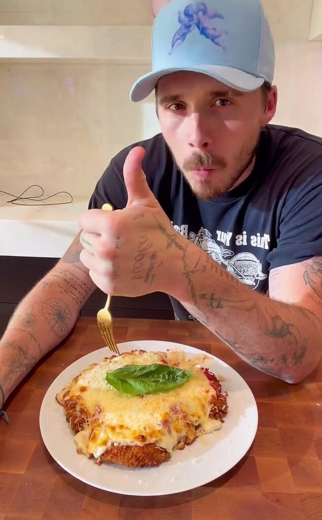 Brooklyn Beckham has returned to the kitchen to share a new cooking clip, after insiders claimed that a 'like' from his mum Victoria on his last post led him to cut ties with his family