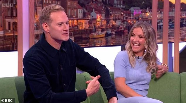 Dan is said to ‘adore’ former Blue Peter presenter Helen Skelton, his co-host on Channel 5’s Yorkshire Great And Small