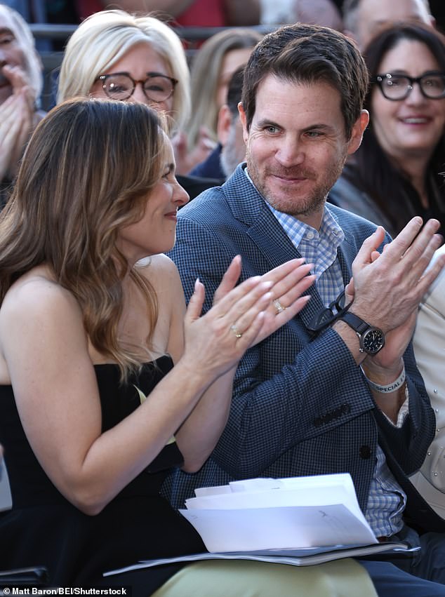 The actress made her first ever public appearance with her boyfriend of ten years Jamie Linden at the Los Angeles event