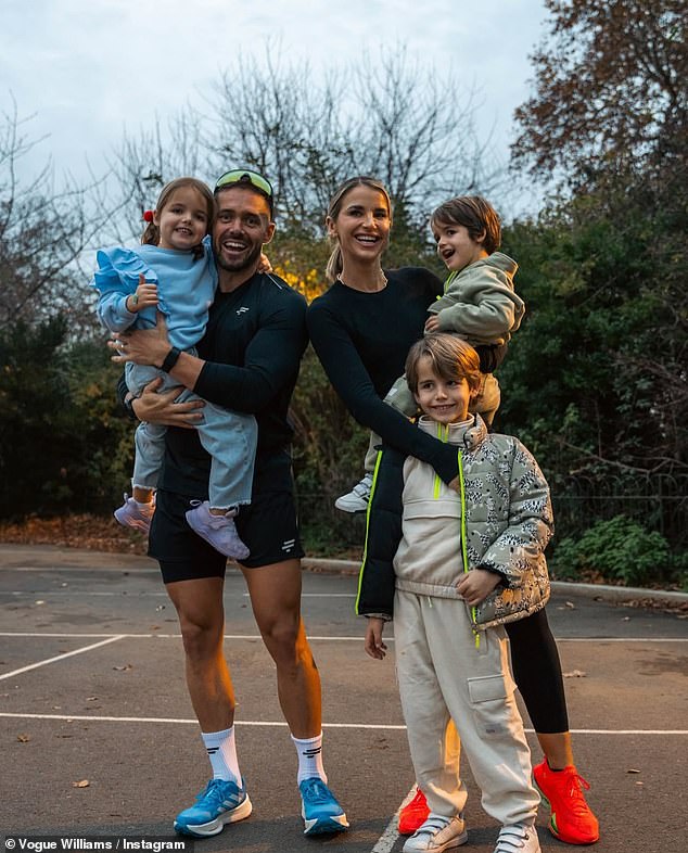 In December, Vogue and husband Spencer finally sold the first home they lived in together and bought their 'forever' family house in London back in June