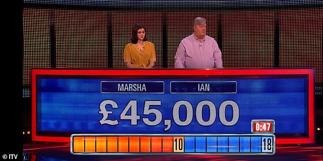 In a different episode, Marsha and Ian had something unusual happen during their Final Chase against Mark 'The Beast' Labbett