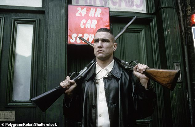 Vinnie in his first acting role as mob enforcer Big Chris in Lock, Stock And Two Smoking Barrels