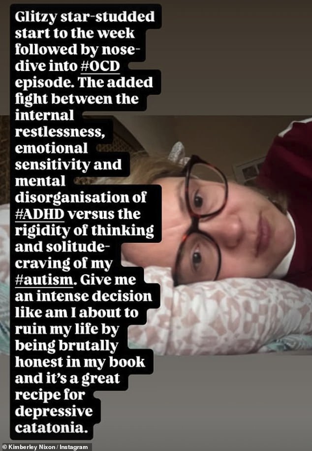 She later revealed the devastating impact it had had on her mental health