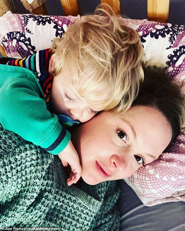 Kimberley developed severe postnatal OCD following the traumatic birth of her son during the pandemic, which saw her experience terrifying intrusive thoughts and mental compulsions