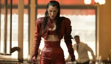 Bella Hadid was 'assured' she wouldn't star in an episode with brother Anwar's ex Nicola Peltz in TV series The Beauty nor would they 'do promo together' amid Beckham family feud (pictured in the series)