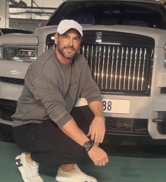 Lee Andrews - the man who swept glamour model Katie Price off her feet - by marrying her after a one week romance in Dubai charges wealthy women £1,000 for 'massage' services