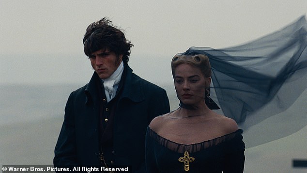 The ¿Victorian slutty¿ theme meant the women all got drunk and spent most of the evening half-dressed salivating over Margot¿s undeniably sexier-than-any-man-has-a-right-to-be co-star Jacob Elordi, who plays Heathcliffe in the movie.