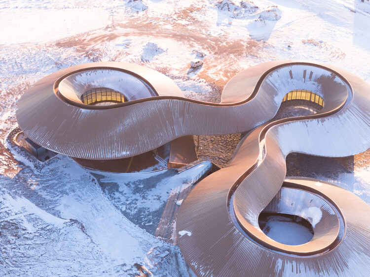 Volcano-In Visitor Center / PLAT ASIA - Image 1 of 39