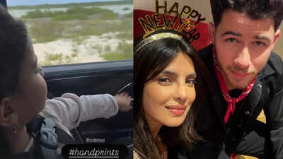 Priyanka Chopra shares adorable 'handprints' moment with Malti Marie during New Year 2026 drive
