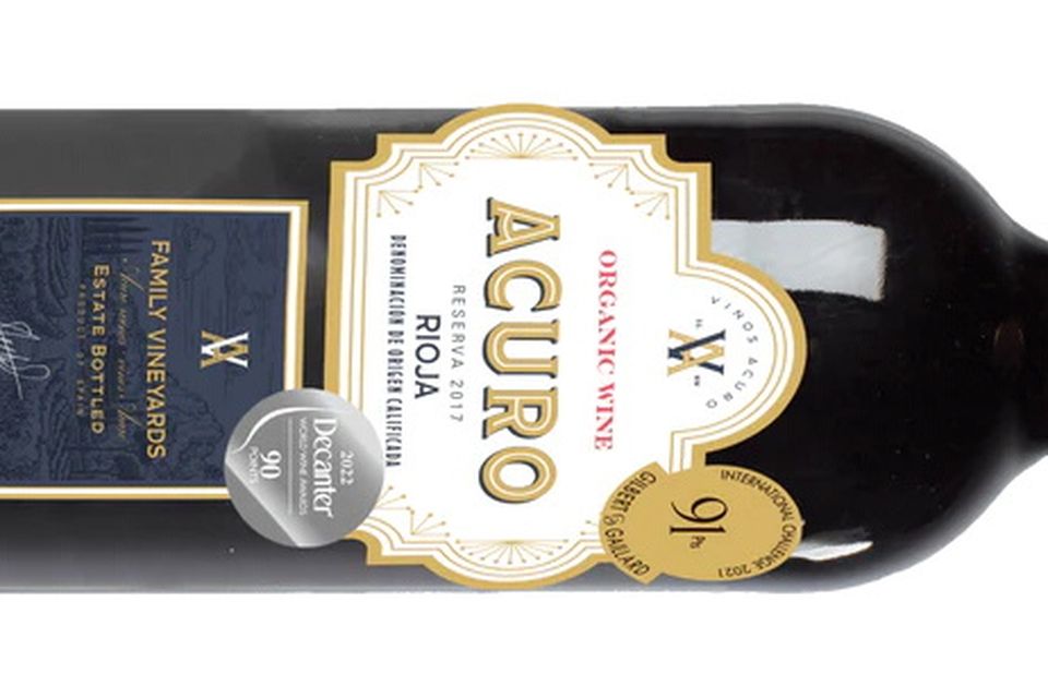 Acuro Organic Rioja Reserva 2017