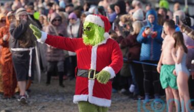 Intrepid sea swimmers across island of Ireland start 2026 with chilly dip