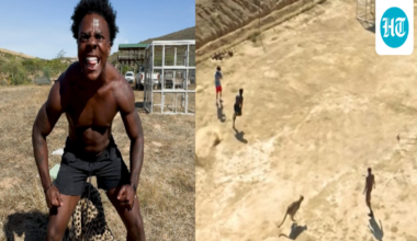 IShowSpeed races a cheetah in viral video, internet reacts in disbelief: 'No way it scratched you'