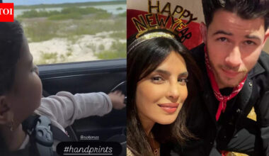 Priyanka Chopra shares adorable 'handprints' moment with Malti Marie during New Year 2026 drive |