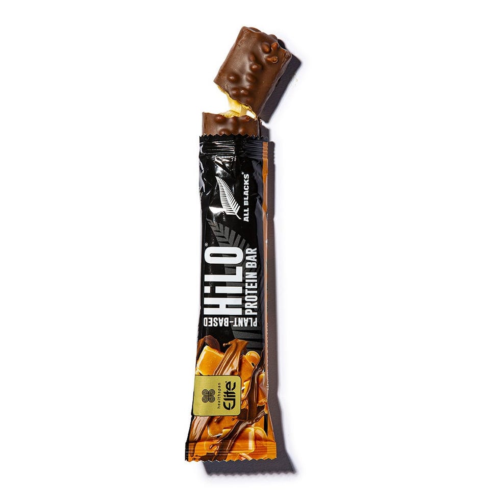 All Blacks Plant-Based HiLo Protein Bar (Chocolate and Salted Caramel)