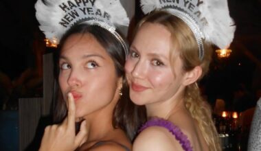 Olivia Rodrigo Welcomes 2026 in a Sparkly Vacation Wardrobe