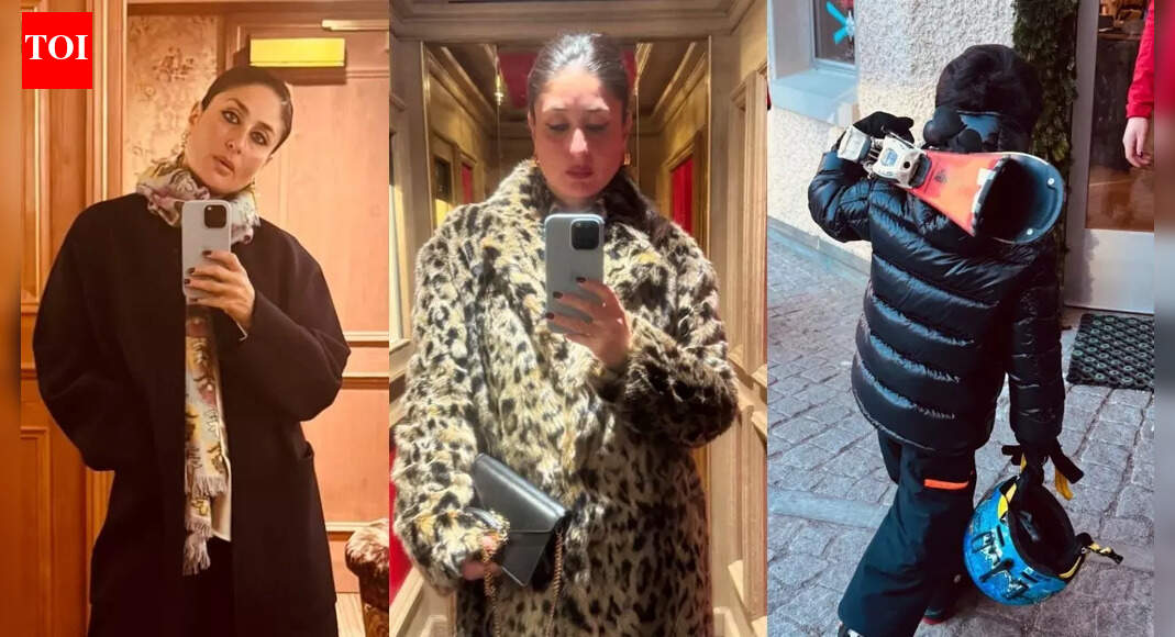 Kareena Kapoor Khan shows her glam avatar from vacay, netizens call her 'queen' but Taimur, Jeh's adorable PICS steal the show - See inside |