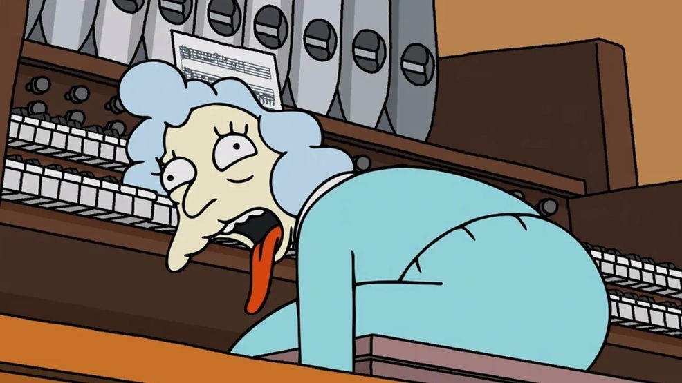 Organist Alice Glick is "dead as a doornail" according to executive producer Tim Long.{ }(Courtesy: Fox)