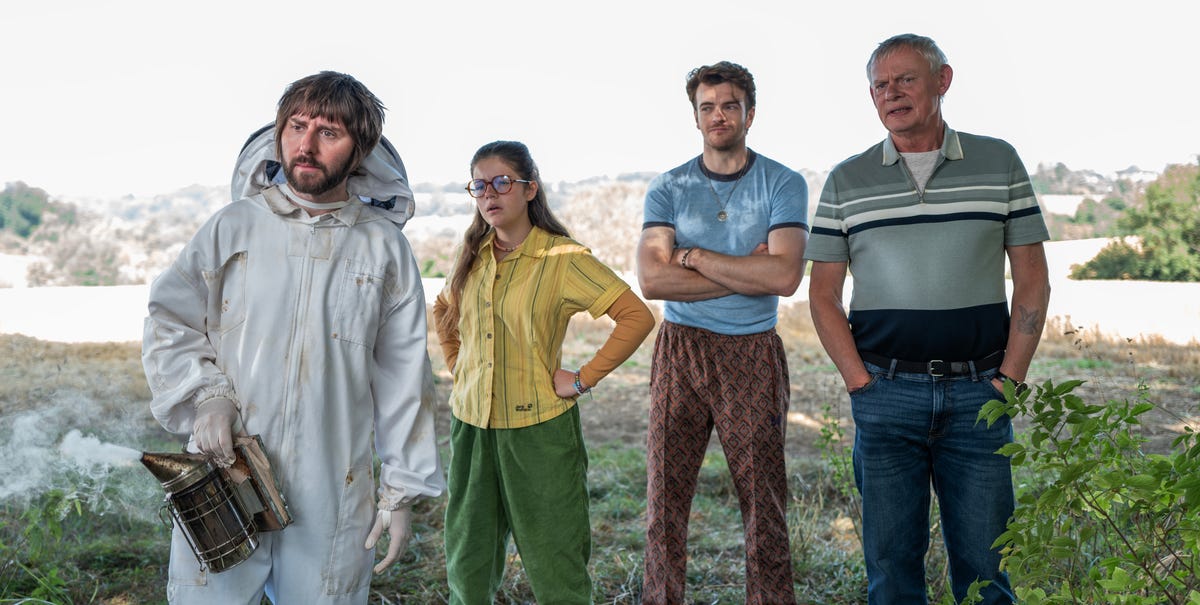 Martin Clunes and Mark Addy's "distinctly British" comedy with "stellar" cast gets first trailer