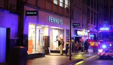 Fire reported at Penneys store on West Street
