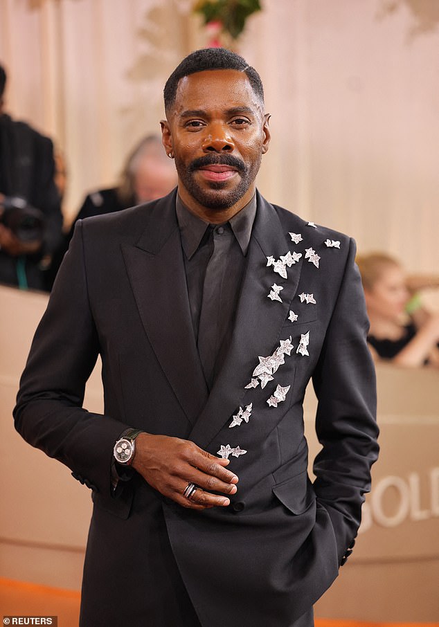 Colman Domingo poses on the red carpet at the 83rd Annual Golden Globes in Beverly Hills, California, U.S., January 11, 2026. REUTERS/Mike Blake