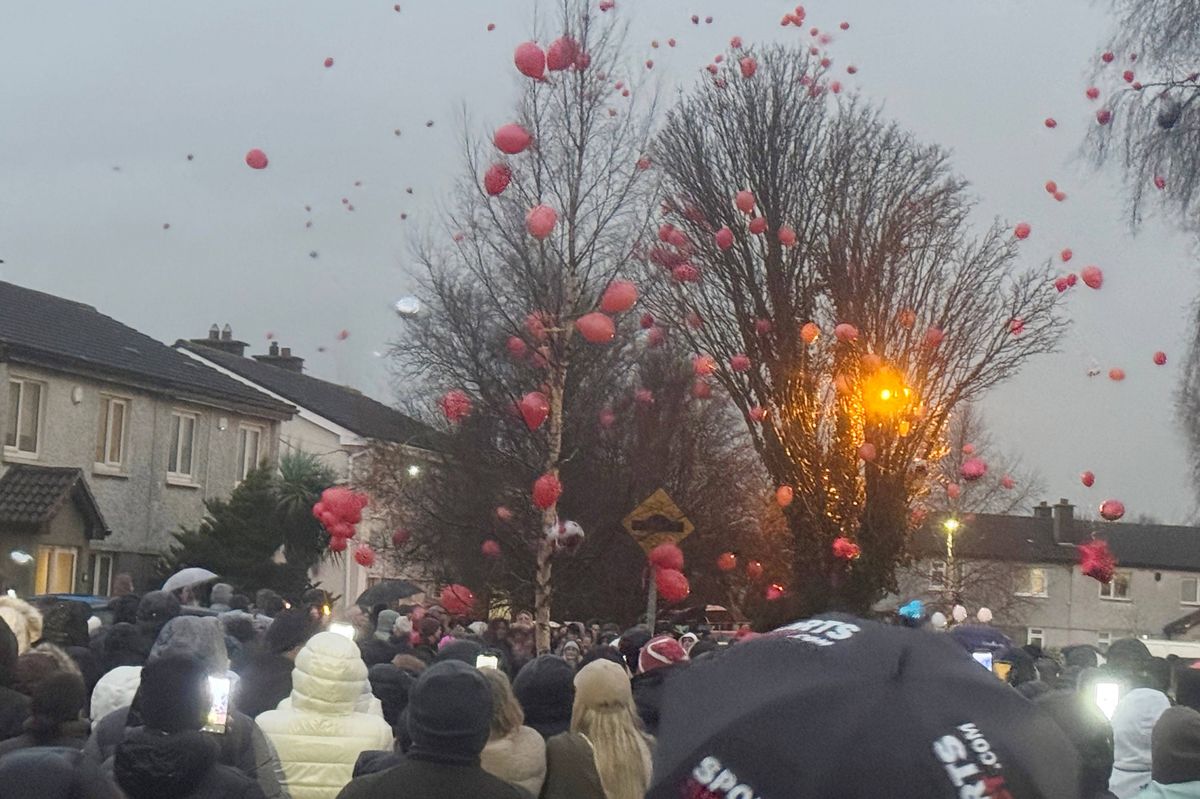 Vigil at Lindisfarne Grove, Clondalkin this evening