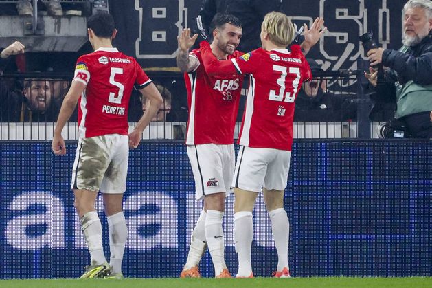 Troy Parrott hits hat-trick in front of Heimir Hallgrimsson as AZ Alkmaar thrash Ajax in Dutch Cup