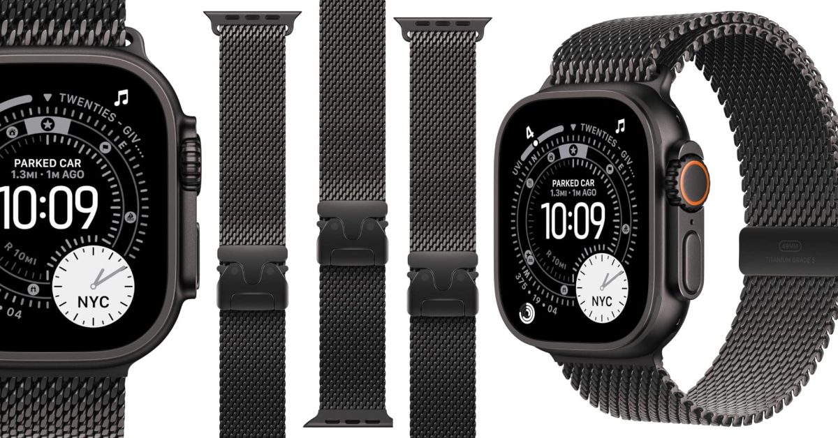 Official Apple Milanese Loop in black hits best price ever at Amazon today (Now 26% off)