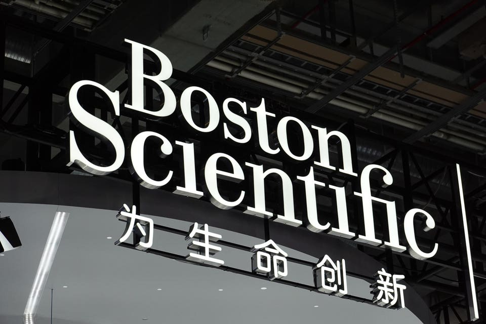 The logo of Boston Scientific with the slogan "Innovate for...