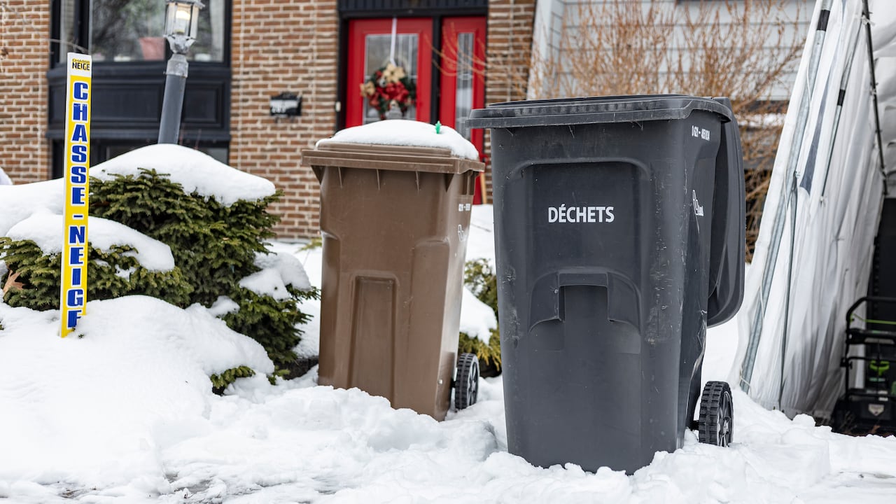 garbage bins