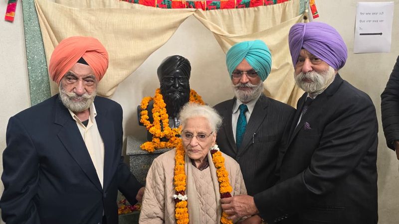 Giani Gurmukh Singh Musafir’s bust unveiled on 127th birth anniversary
