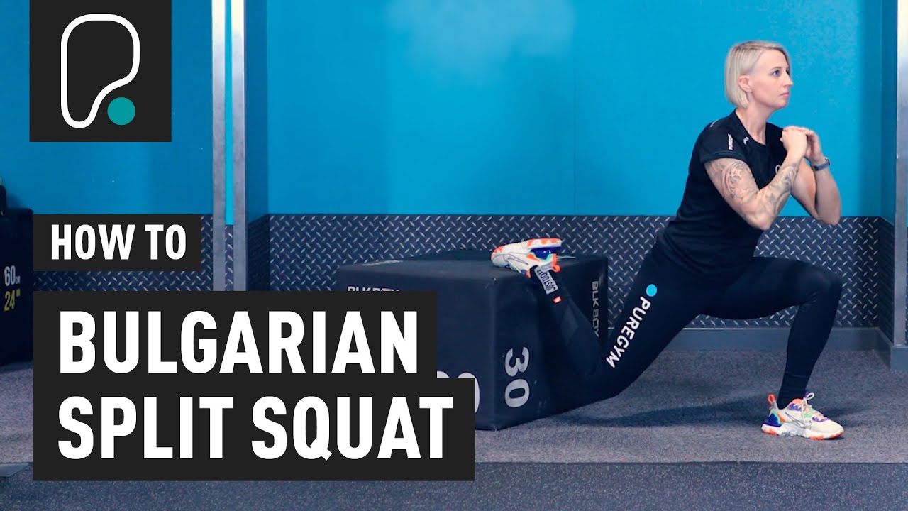 How To Do Bulgarian Split Squats - YouTube
