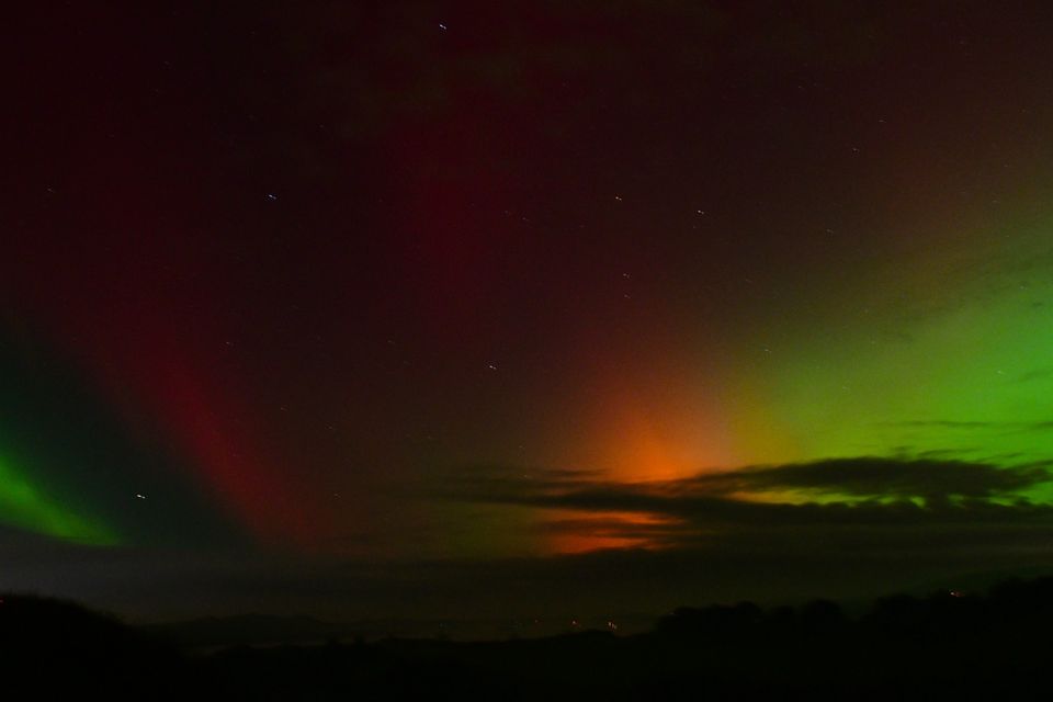 Northern Lights illuminating the Erne Estuary, Ballyshannon, Co Donegal (Pic credit: Emer O'Shea photography)