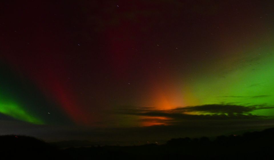Northern Lights illuminating the Erne Estuary, Ballyshannon, Co Donegal (Pic credit: Emer O'Shea photography)