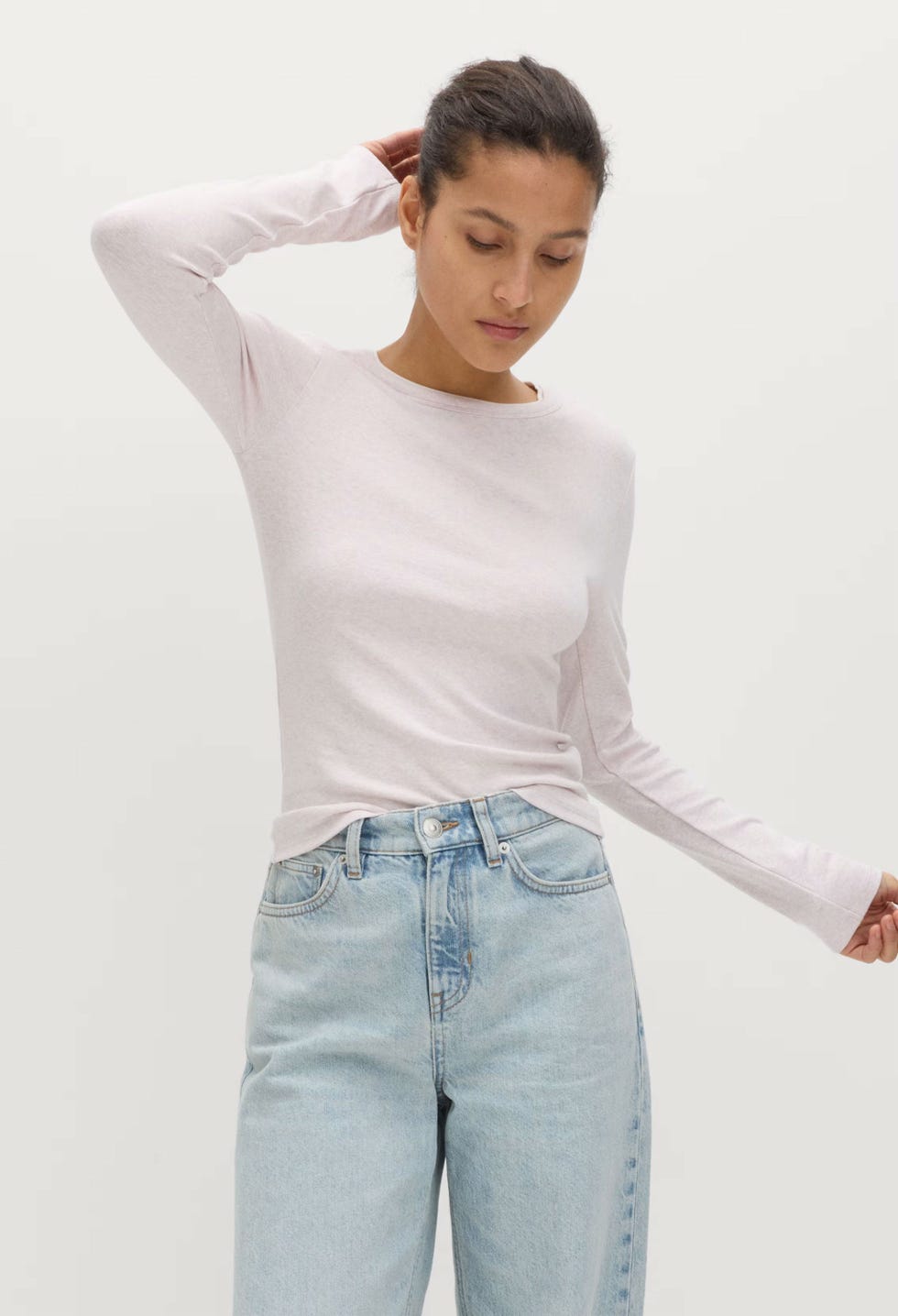 Cotton Rich Double Layer Top - Pink