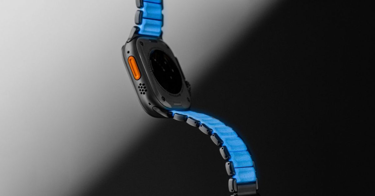 Nomad launches Icy Blue Stratos Band for Apple Watch