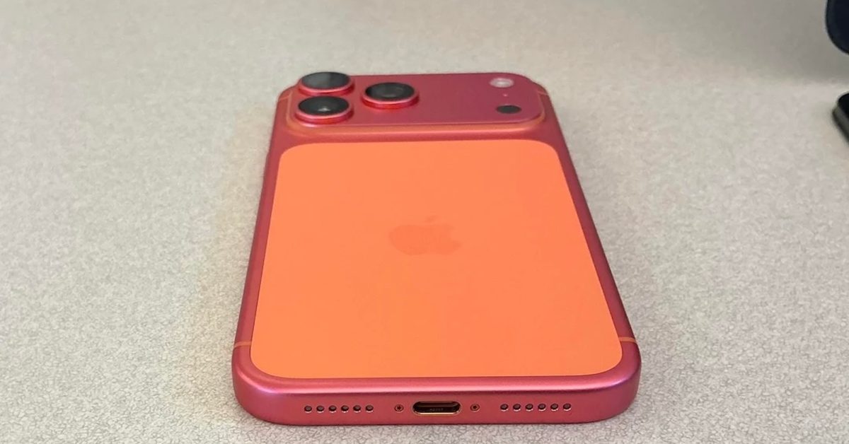 Your Cosmic Orange iPhone 17 Pro probably won't turn pink