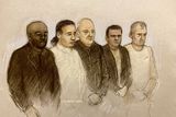 thumbnail: Fiver other men also face court (Elizabeth Cook/PA)