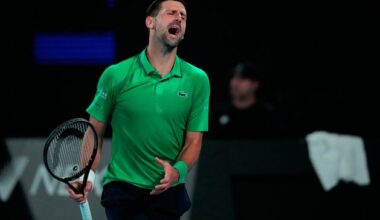 ‘I was lucky’ – Novak Djokovic apologises after coming perilously close to Australian Open disqualification after angry outburst
