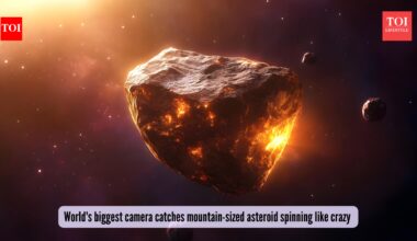 World's biggest camera catches mountain-sized asteroid spinning like crazy