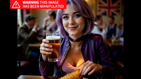 AI-generated Amelia far-right meme – video