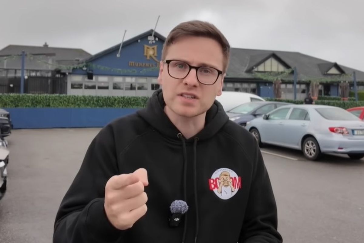 Paul stood outside Murphy’s Rock Bar in Cork