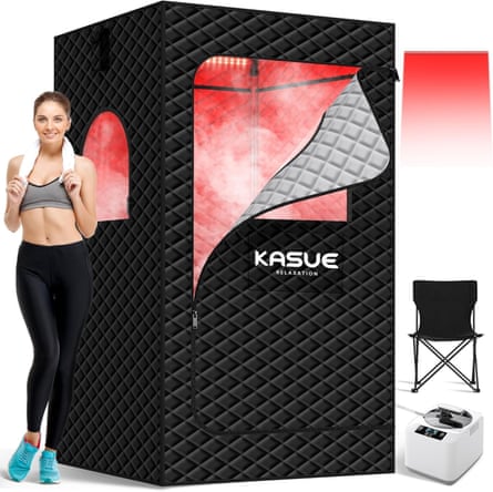 A product photo of a Kasue Infrared Sauna Box