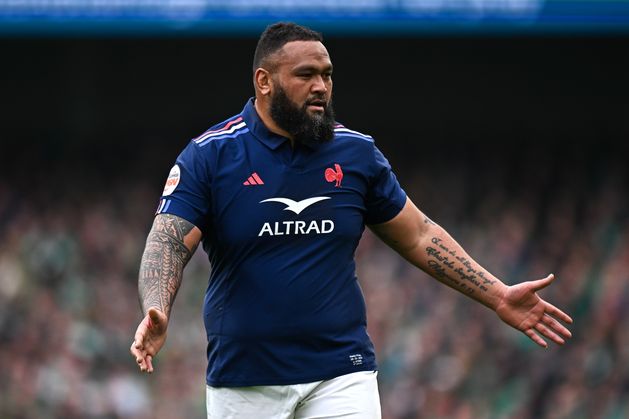 France and La Rochelle tighthead prop Uini Atonio forced to retire after ‘cardiac event’