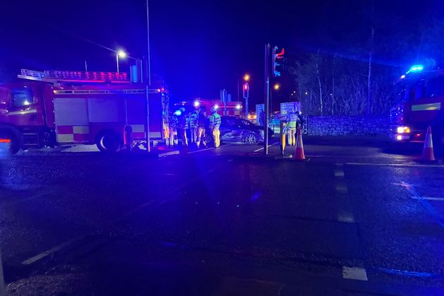 Emergency services at scene of second collision in Navan