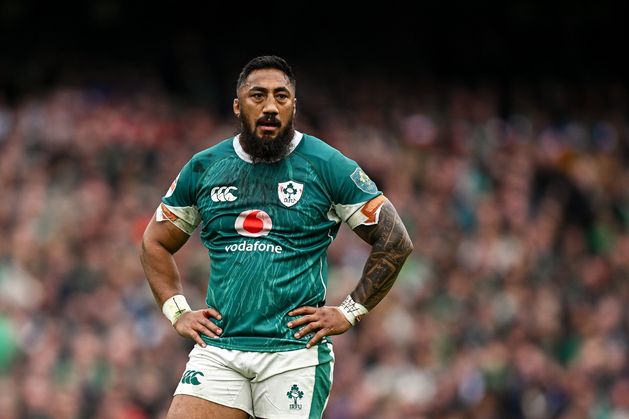 Six Nations blow confirmed as Ireland’s Bundee Aki hit with four-game ban for verbally abusing match officials