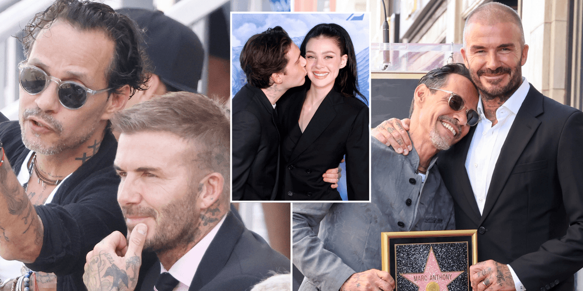 David Beckham sends public message of support to Marc Anthony after musician caught up in Brooklyn Beckham wedding row