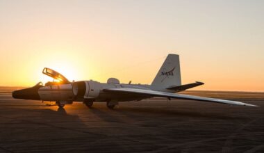 NASA research jet makes fiery 'wheels-up landing'…