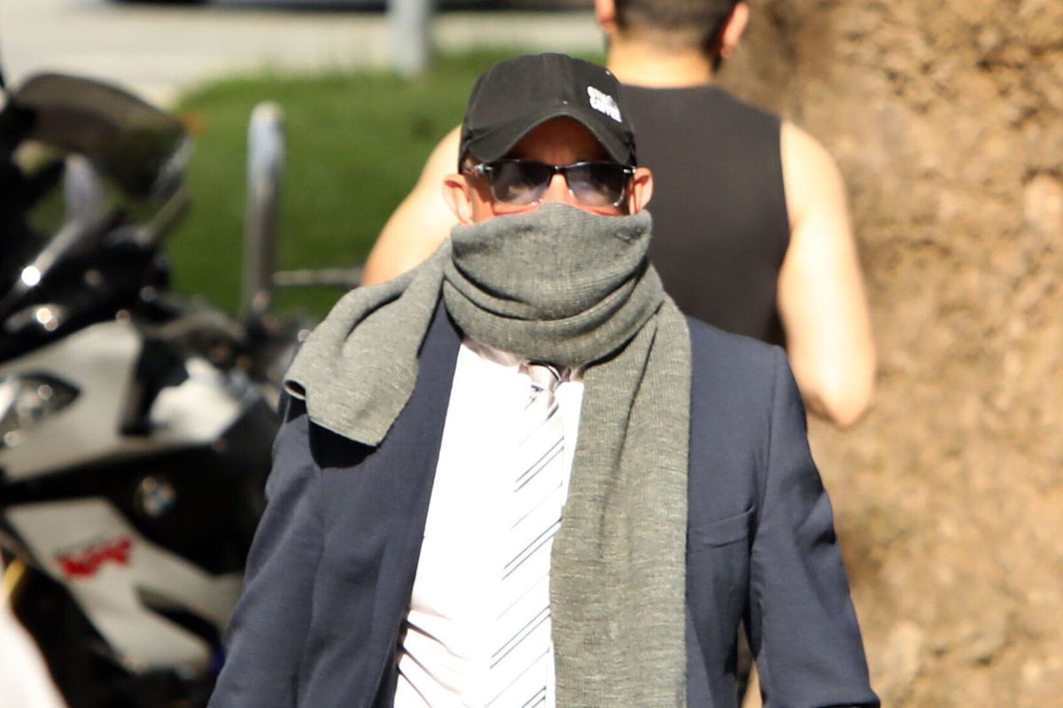 Trevor Bolger with an address in Swords in Co Dublin arriving at the Central Criminal Court today.He pleaded guilty to assaulting his then wife Margaret Loftus in 2021