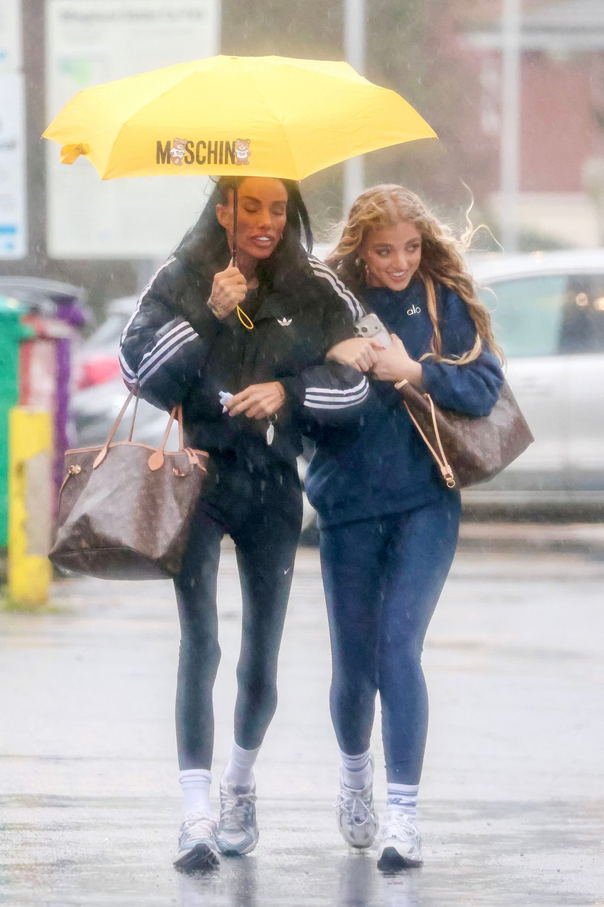 Katie stepped out with daughter Princess